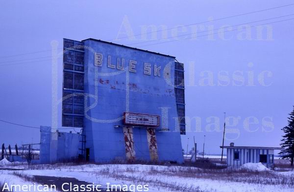 Blue Sky Drive-In Theatre - From American Classic Images (newer photo)